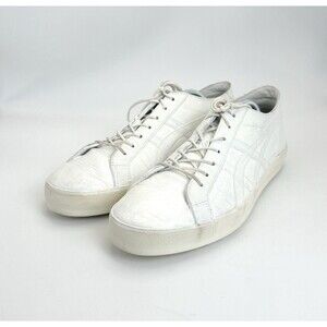 Onitsuka Tiger Fabre Deluxe Sneakers Mens Sz 9.5 White Nippon Made Japan COA